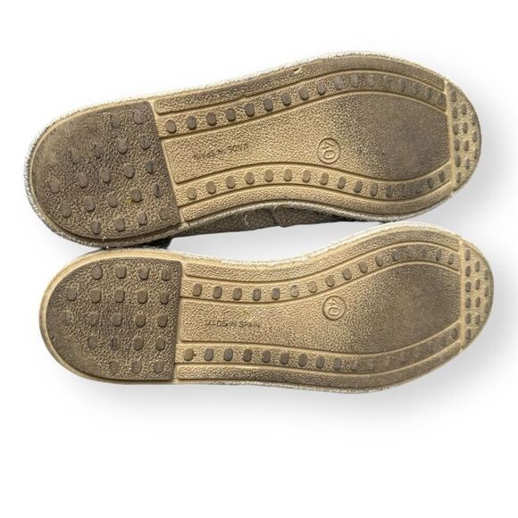 Eric Michael Women's Beige Canvas Slip-On Espadrille Flats EU 40 US 9.5 - 10 - Picture 13 of 14